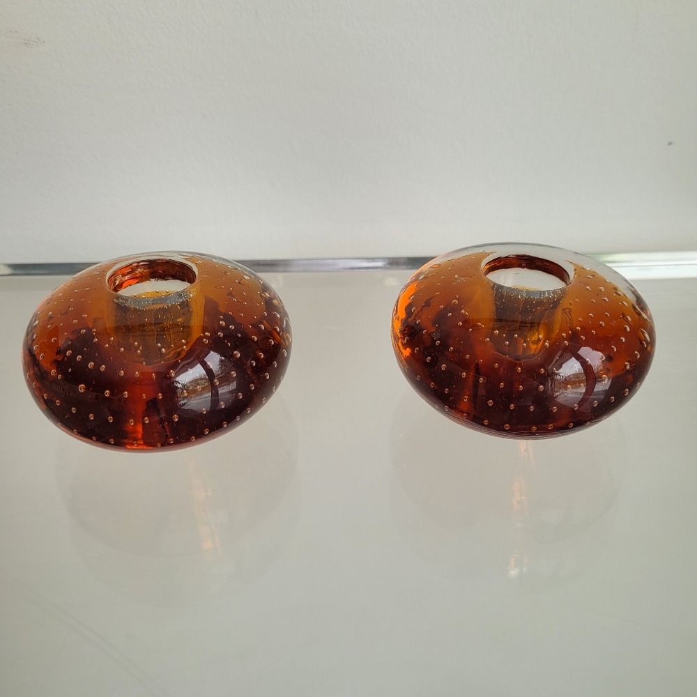 Pair of candlestick holders
